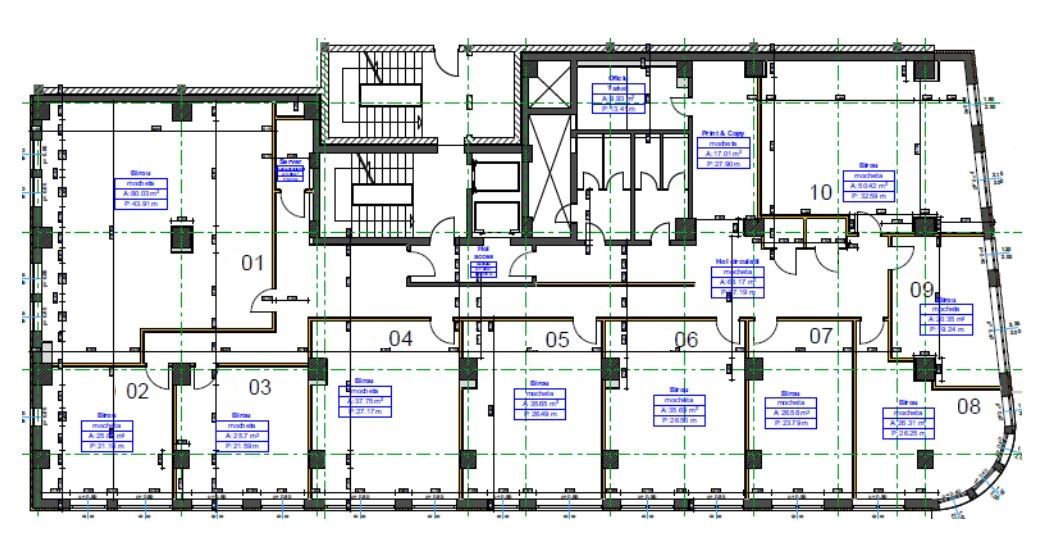 Spatiu birouri Ultracentral, cladire business moderna – fotografia 8 din 12