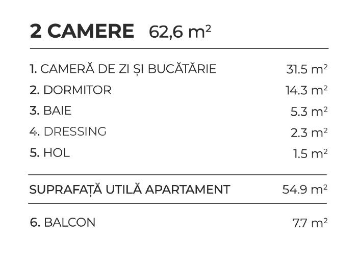 Apartament 2 camere  - complex rezidential ERA – fotografia 3 din 3