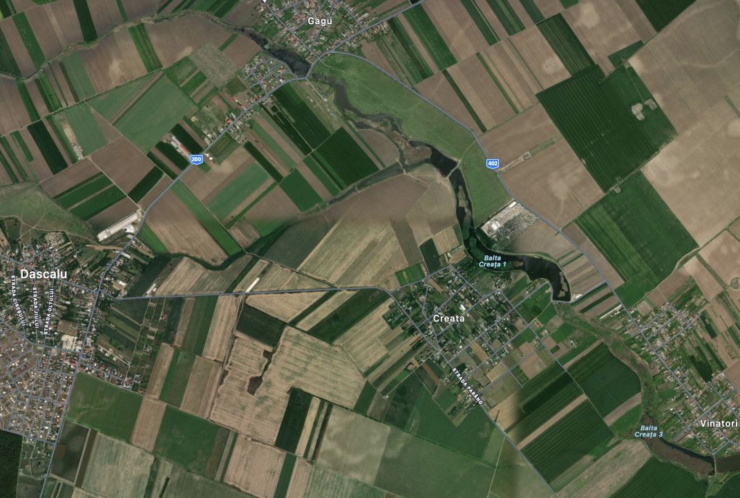 Creata  -  Dascalu teren de vânzare - 7567 mp cu dublu acces lângă lac – fotografia 4 din 11