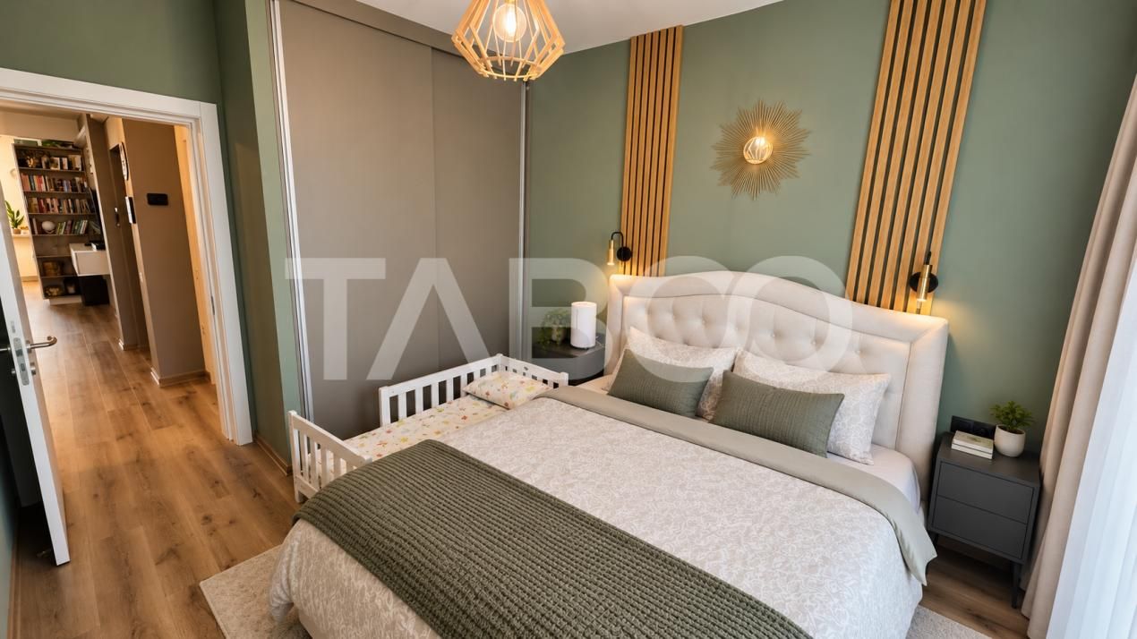 Apartament modern 3 camere 2 bai 2 locuri de parcare 66m Selimbar – fotografia 5 din 10