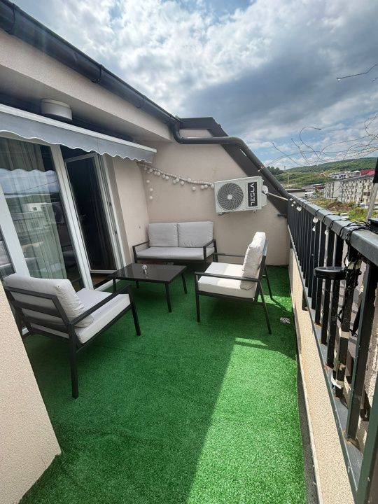 Apartament 3 camere, finisat, mobilat, modern, terasa generoasa, zona Cetatii – fotografia 7 din 13