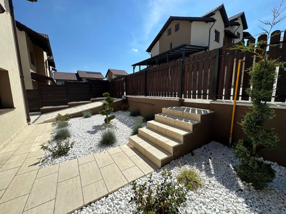 Casă mobilată 180 mp utili, teren 380 mp, comunitate privată, Dezmir – fotografia 3 din 15