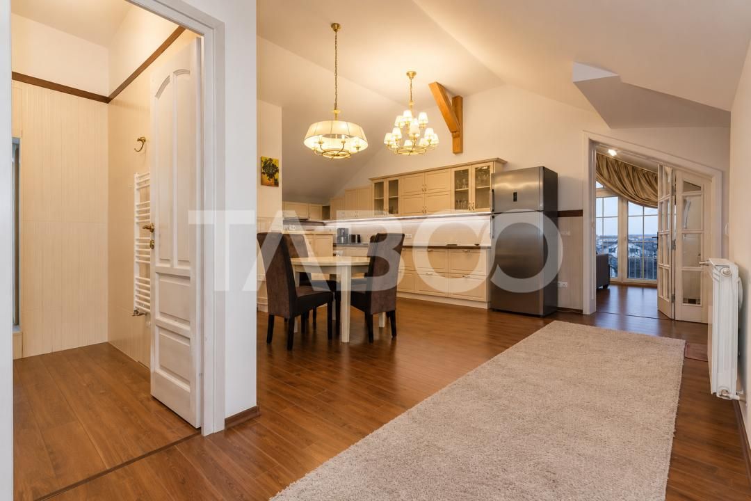 Penthouse 4 camere de inchiriat in Sibiu zona Calea Dumbravii – fotografia 2 din 14