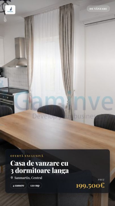 Casa de vanzare cu 3 dormitoare langa Oradea, Sanmartin – fotografia 1 din 13