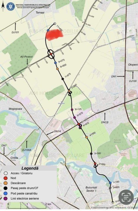 Corbeanca Teren 27.812mp,viitor acces autostrada A0 – fotografia 2 din 3
