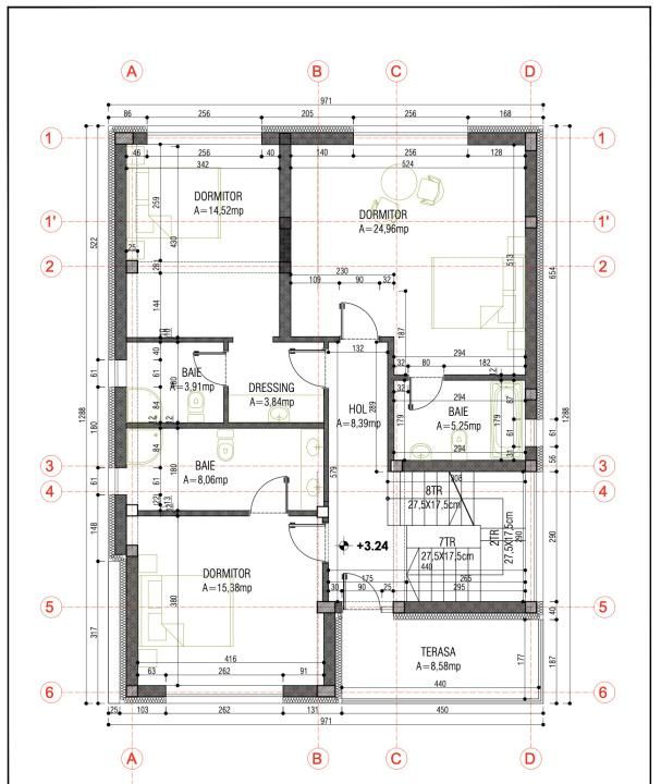 Vilă 5 camere 200 mpu | Curte 400mp | Pipera - Tunari – fotografia 19 din 20