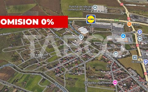 Teren intravilan de vanzare puz aviz de constructie utilitati in Sibiu