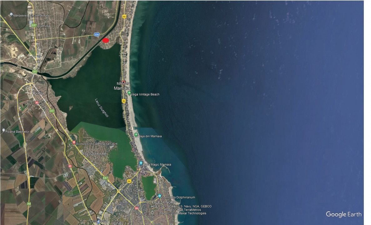 Vanzari terenuri in Mamaia Sat pe malul canalului – fotografia 1 din 1