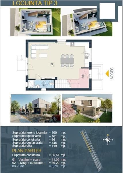 Vilă single Tunari - 4 Camere,  300mp Teren – fotografia 5 din 17