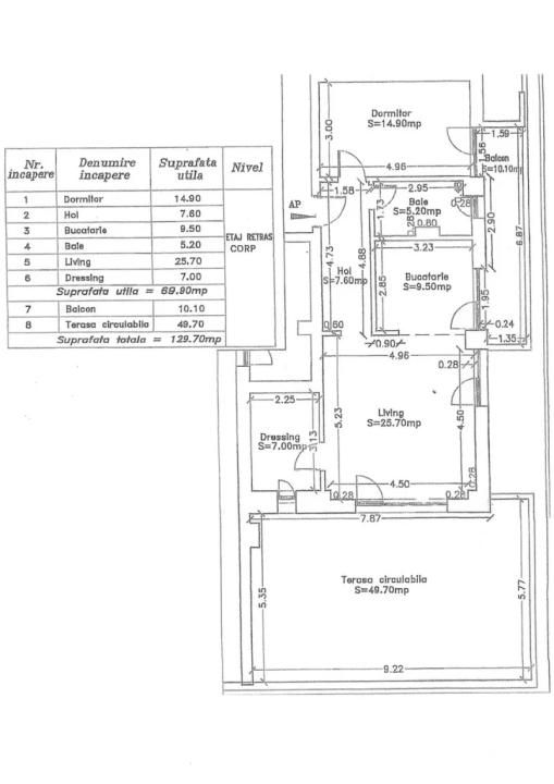 Penthouse | Mobilat si utilat | Complex premium | Incalzire pardoseala – fotografia 11 din 11