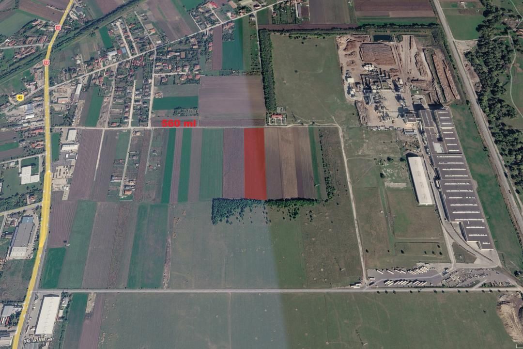 De vânzare teren intravilan 17.204 mp Stupini – zonă mixtă ZM, POT 40%, CUT 1,5 – fotografia 4 din 7