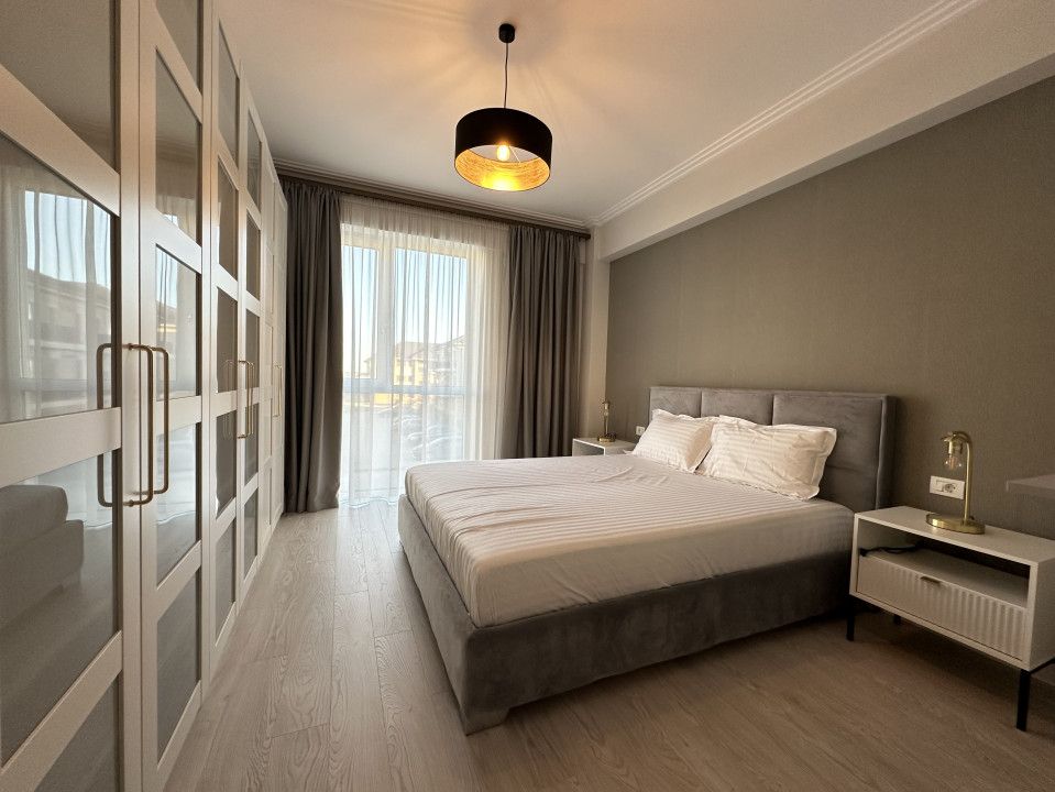 Apartament elegant 2 camere, 55 mp, etaj 1, mobilat - Dumbrăvița – fotografia 1 din 8