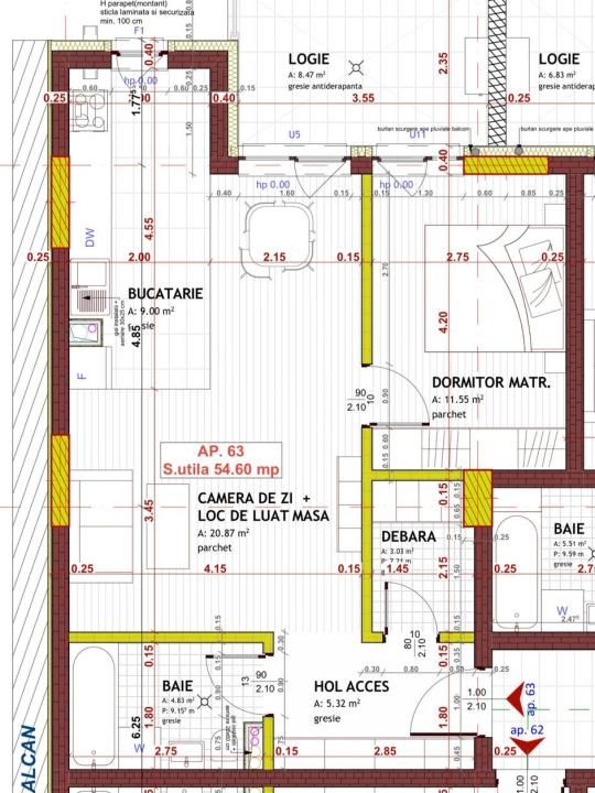 Apartament 2 camere, 54 mp, etaj 1, lift, garaj, zona Somesului! – fotografia 8 din 8
