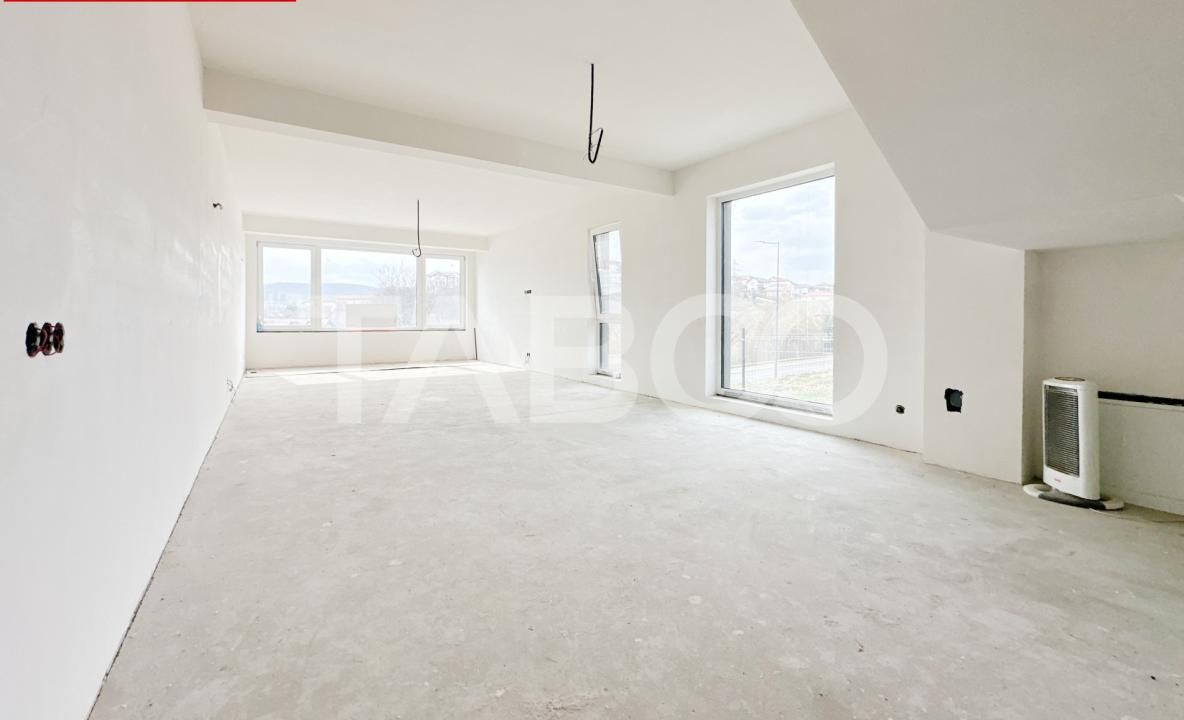 Casa cuplata de vanzare semifinisat in Dambul Rotund cu garaj – fotografia 1 din 14