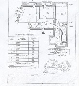 Unirii - Casa Poporului | 3 camere | An 1994 | Etaj 4/8 | 2 bai – fotografia 9 din 9