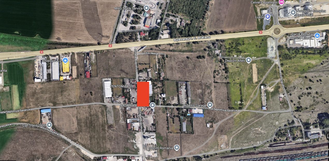 Teren industrial in Constanta 5000 mp cu PUD aprobat Hale AUTOSTRADA – fotografia 5 din 12