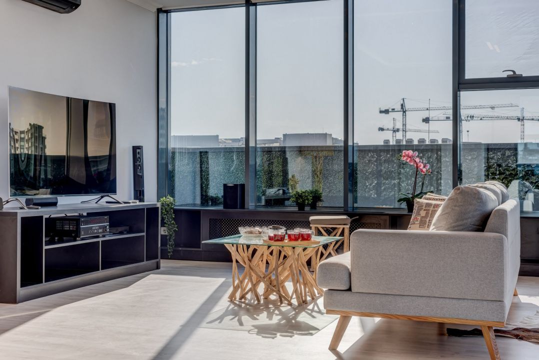 PENTHOUSE EXCLUSIVIST | HERĂSTRĂU – AVIAȚIEI - 3 LOCURI DE PARCARE -42MP TERASA – fotografia 7 din 11
