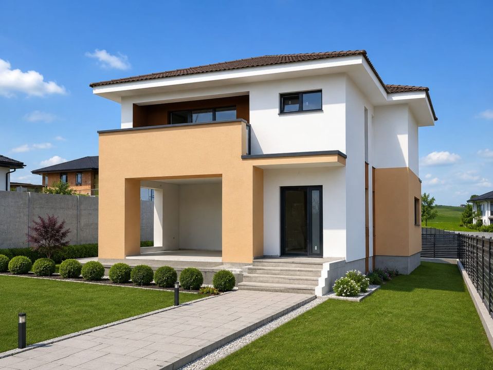 Casa individuala cu garaj si terase generoase in Chinteni – fotografia 3 din 21