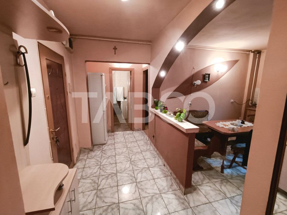Apartament cu 3 camere 2 bai 63 mp utili etaj 1 in Sibiu zona Turnisor – fotografia 13 din 14
