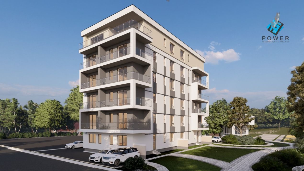 Penthouse modern, 3 camere, 90 mp utili + terasa 30 mp - Esso Giroc – fotografia 1 din 4