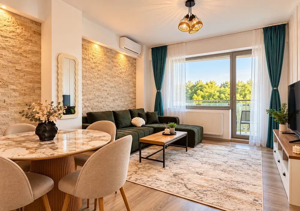 2 Camere de inchiriat | Baneasa | Centrala Proprie | Mobilat | Utilat – fotografia 2 din 8