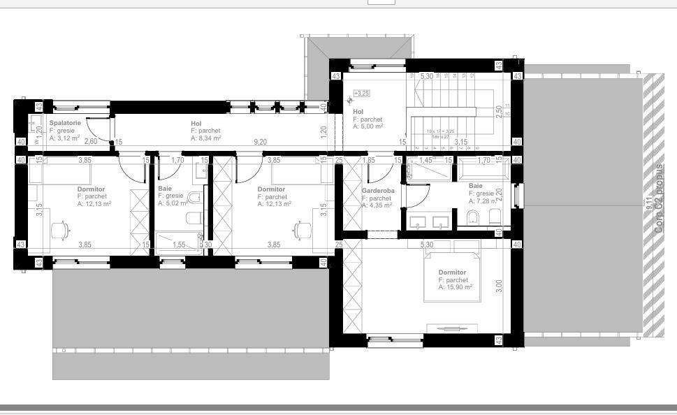 Teren cu proiect autorizat pentru duplex, Valea Capriorii – fotografia 4 din 8