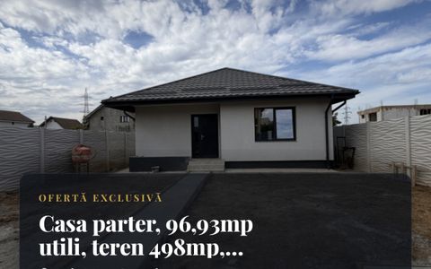 Casa parter, 96,93mp utili, teren 498mp, Preajba , zona Capsunarie