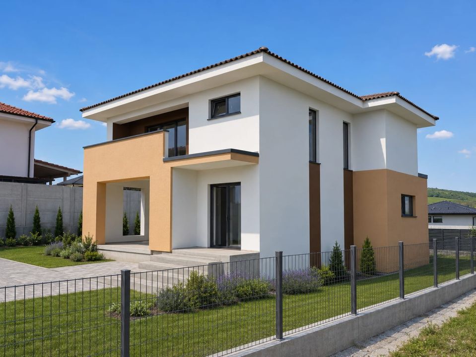 Casa individuala cu garaj si terase generoase in Chinteni – fotografia 2 din 21