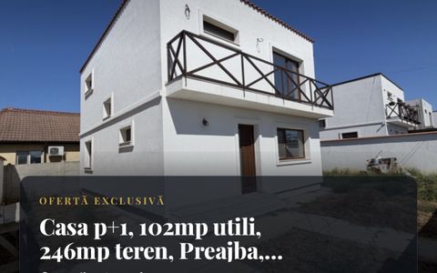 Casa p+1, 102mp utili, 246mp teren, Preajba, zona Damila