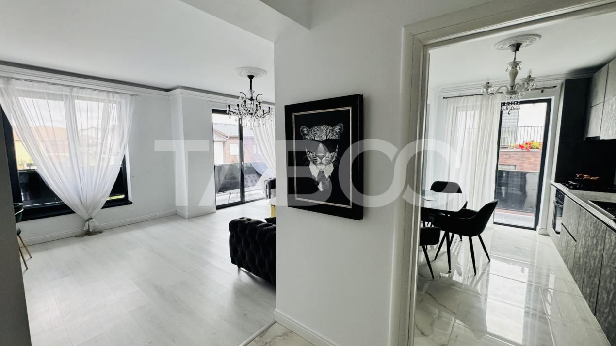 Apartament modern 3 camere 3 balcoane 2 bai 2 locuri parcare Selimbar – fotografia 9 din 13