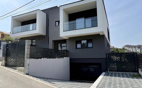 Casă alipită modernă, D+P+E, 185 mp utili și garaj | Dezmir