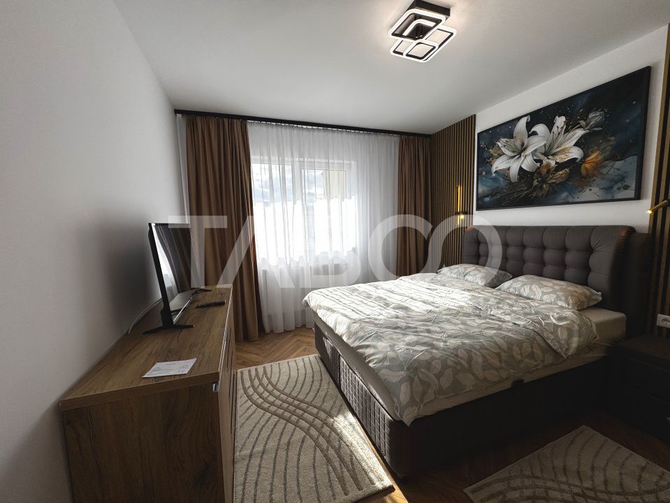 Apartament de lux cu 2 camere 60 mpu plus balcon etaj 3 Rahovei Sibiu – fotografia 2 din 10