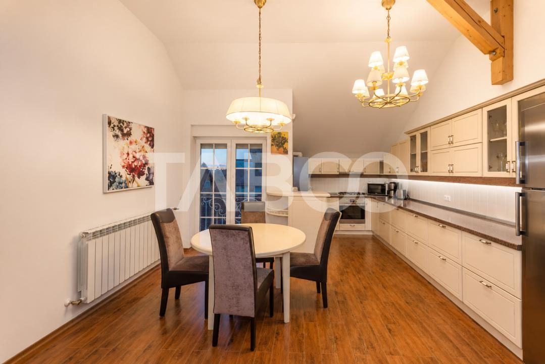 Penthouse 4 camere de inchiriat in Sibiu zona Calea Dumbravii – fotografia 11 din 14