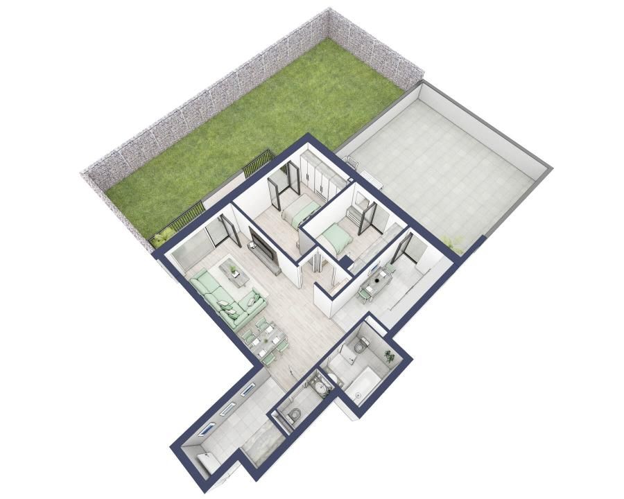 Apartament 3 camere, Parter, intabulare vara 2026 – fotografia 4 din 7
