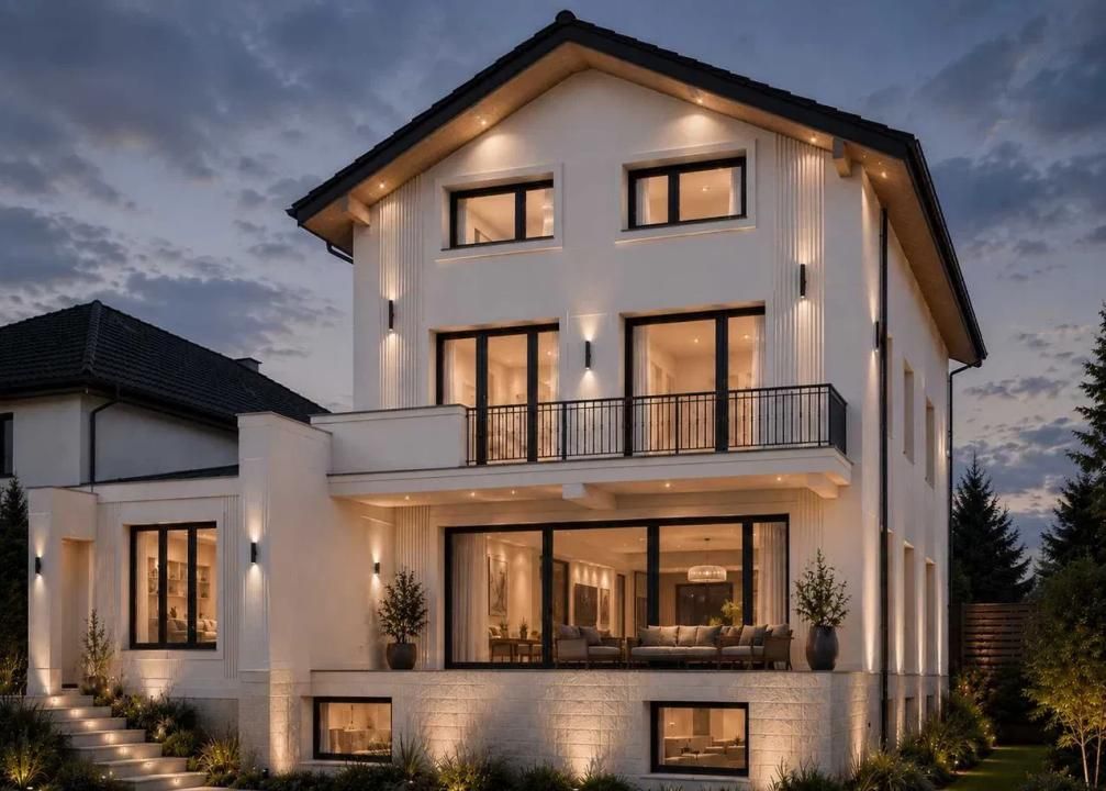 Casă individuală | D+P+E+M | 320 mp | 620 mp teren | Garaj | Popești – fotografia 1 din 6