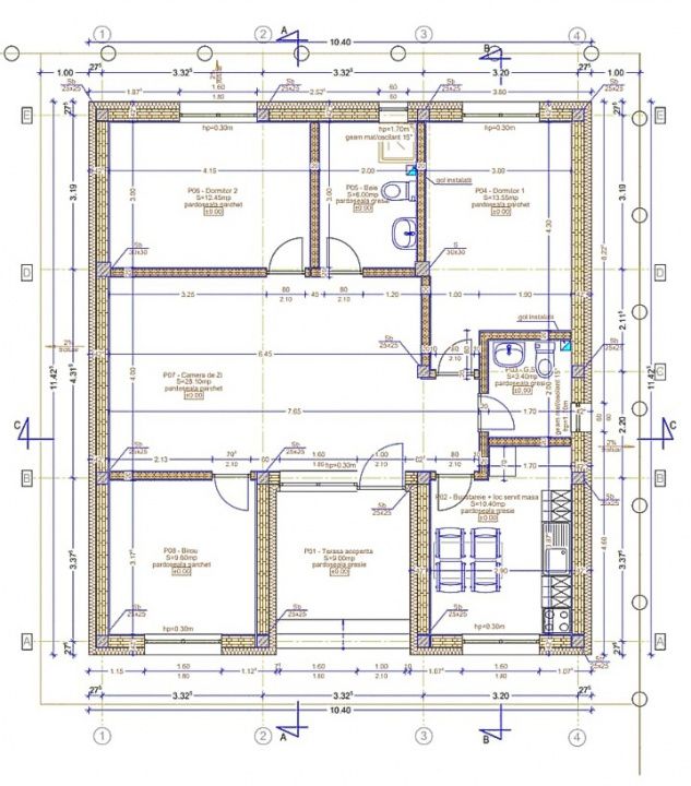 Casă nouă cu 4 camere și teren de 400 mp – La cheie - Cumpăna – fotografia 7 din 11