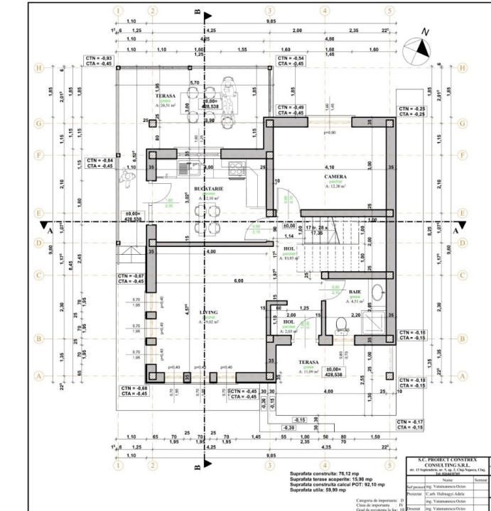 Casă individuală modernă, 120 mp utili, teren 400 mp, Dezmir - central – fotografia 3 din 4