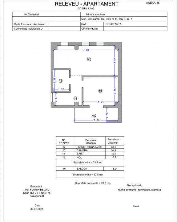 Apartament 2 camere Tomis Plus - Boreal Constanta - Bloc NOU – fotografia 4 din 14
